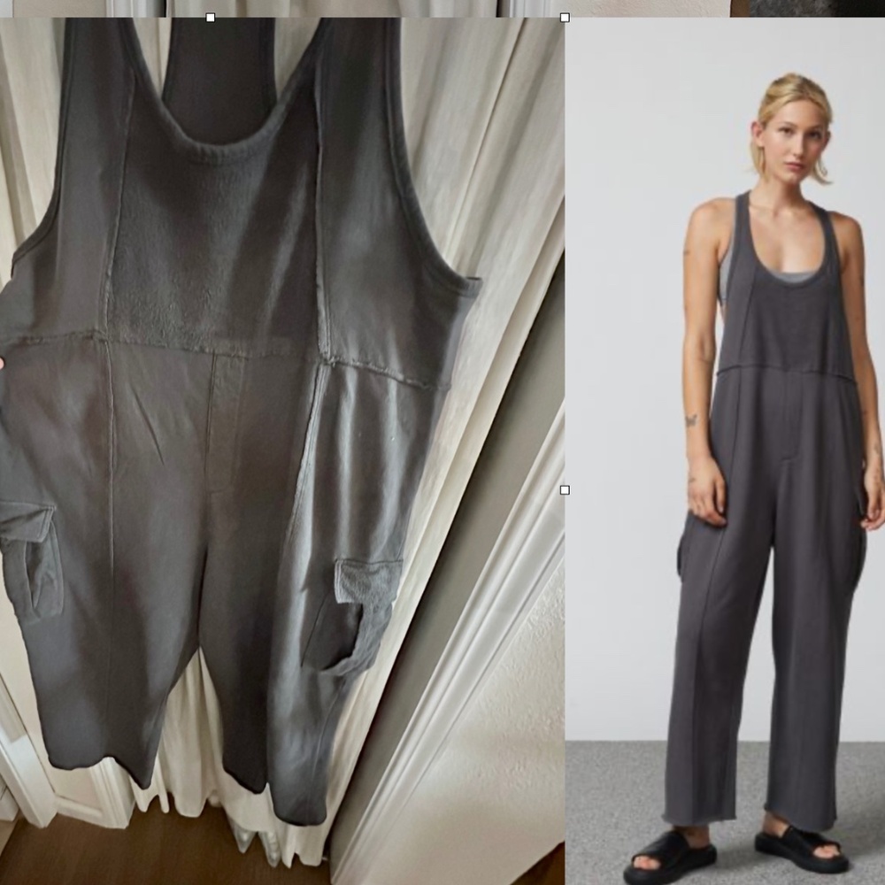 Urban Outfitters Utility Jumpsuit (Gray) $30, Size M